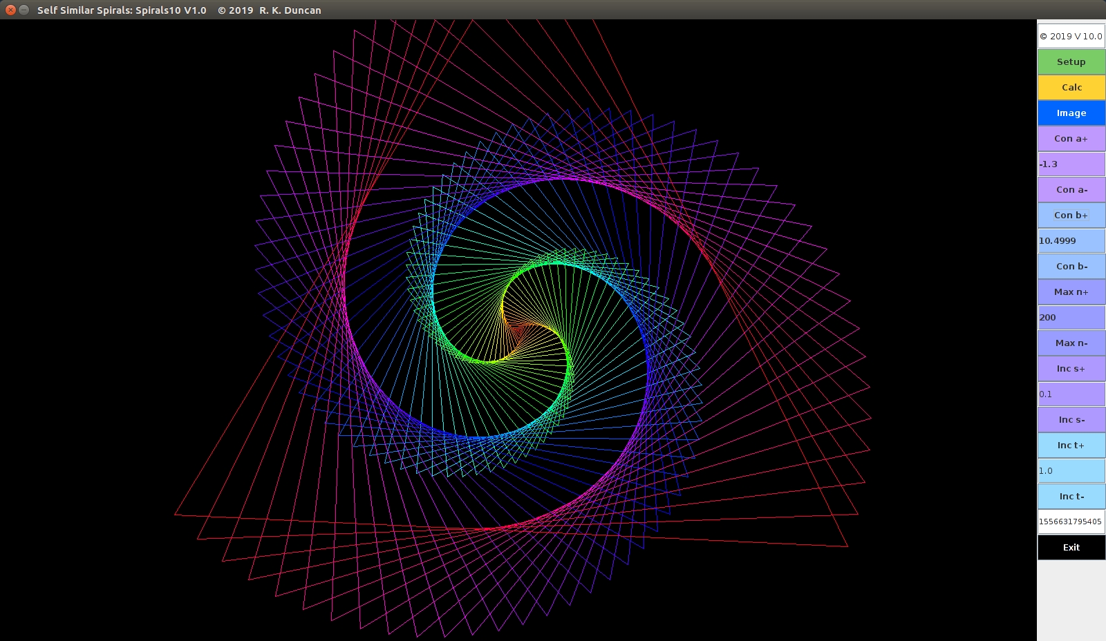 self similar spirals